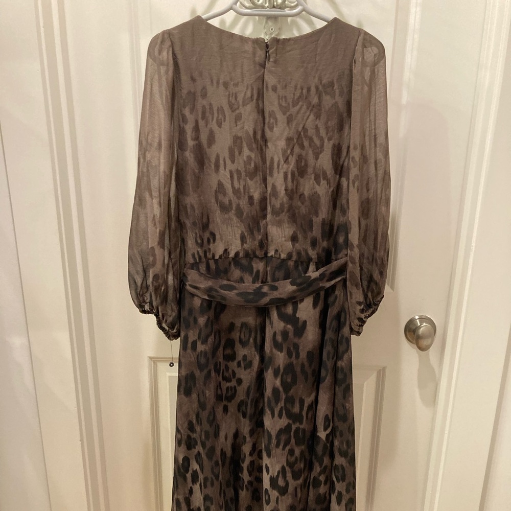 DKNY animal print dress